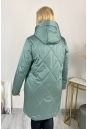 Женское пальто из текстиля с капюшоном 8024038-5
